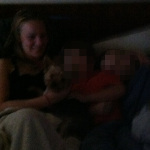 Desiree Capuano in bed with Sage