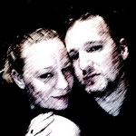 Desiree Capuano being affectionate with Kristopher Lauchner