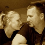 Desiree Capuano pretending to be cute with Kristopher Lauchner