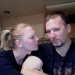 Desiree Capuano pretending to be cute with Kristopher Lauchner