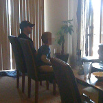 Kristopher Lauchner playing video games with Sage Capuano