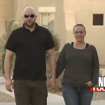 Desiree Capuano and James Pendleton on television news